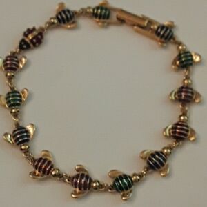 Vintage Joan Rivers collection enamel bee bracelet